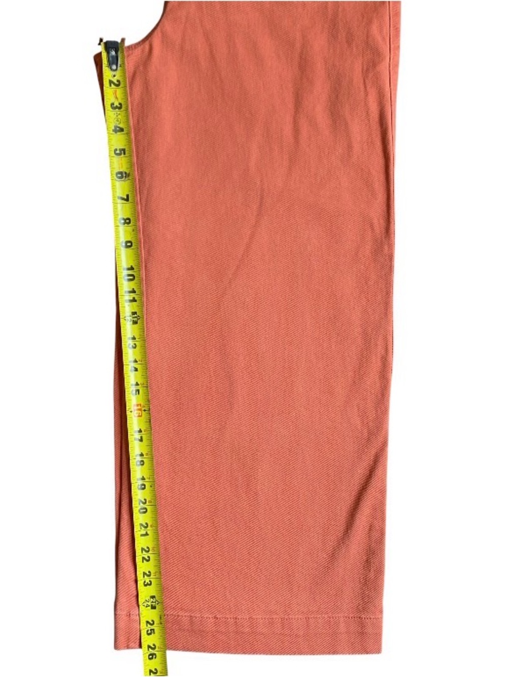 LOFT Outlet Palmer Wide Leg Crop Pants Size 12 Terra Cotta Orange - Picture 4 of 12